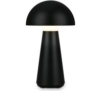 Lampada da tavolo LED Fungo 300 lm bianco caldo Ø 16 x 28 cm nero Nero