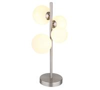 Globo Lighting Riha lampada da tavolo 4x3.5 W bianco-nichel 56140-4T