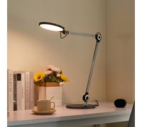 Lampada da tavolo LED Lindby Nyxaris, grigio, metallo, CCT, 50 cm LINDBY