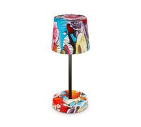 Lampada da tavolo LED Piha 150 lm bianco caldo H 26 cm multicolor