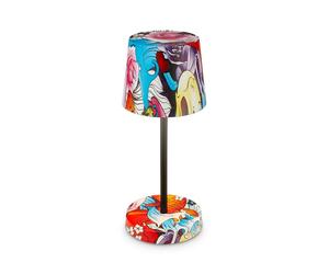 Lampada da tavolo LED Piha 150 lm bianco caldo H 26 cm multicolor