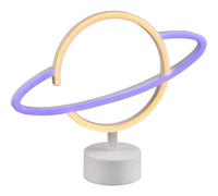 Lampada da tavolo LED Planet 29x24x8 cm Bianco