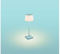 LAMPADA DA TAVOLO LED RICARICABILE CENTURY TURCHESE
