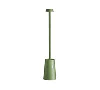 Lampada da tavolo led ricaricabile IP54 colore verde salvia mod. Tag