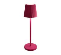 LAMPADA DA TAVOLO LED RICARICABILE IP60 COLORE ROSSO MOD. EMMA