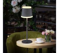 Lampada Da Tavolo LED Ricaricabile USB IP54 Grigia Con Dimmer Touch Senza Fili [EEK: Inaditato]