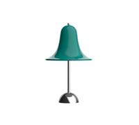 Lampada da tavolo LED ricaricabile VERPAN Pantop, blu-verde scuro, IP44 Verpan