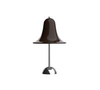 Lampada da tavolo LED ricaricabile Verpan Pantop, marrone, altezza 30 cm, IP44 Verpan