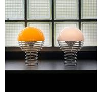 Lampada da tavolo LED ricaricabile Verpan WIRE, arancione, altezza 25 cm, IP44 Verpan