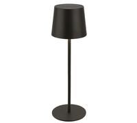 BRILONER - Lampada da tavolo LED senza fili IP44 con touch, dimmerabile, batteria e sorgente luminosa sostituibili, da comodino, campeggio, per esterni, 11 x 33 cm, nero