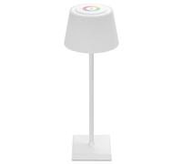 Lampada da tavolo Led touch Dory Bianca RGB 4W portatile a batteria ricaricabile USB Aigostar