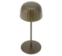 Lampada da tavolo Led Touch Gonza 2W Verde portatile ricaricabile energia solare Bianco caldo 3000K M mimotec