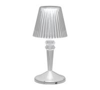 Lampada da tavolo Led touch Kristall luce regolabile 2W portatile a batteria ricaricabile USB Type-C Novaline