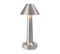 Lampada da Tavolo LED Touch Metallo Tipo Vita Slim Ricaricabile a Batteria Portatile Regolabile in Luminosità Design Retro per Ristorante Cena da Coppia Camera da Letto Bar KTV Picnic all'Aperto