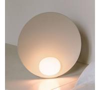 Lampada da tavolo LED Vibia Musa 7400, beige, Ø 26 cm, da terra Vibia