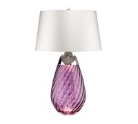 Elstead Lighting Lena lampada da tavolo 2x60 W viola-satinato LENA-TL-L-PLUM-OWSS