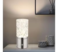 Lampada da Tavolo Lettura Lampada Lato Argento LED Regolatore Touch Cct [EEK: Inaditato]