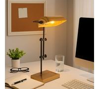 Lampada da Tavolo Lettura Oro Lampada Ufficio Lampada Banchieri H 50 CM