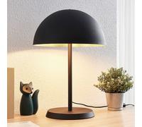 Lampada da tavolo Lindby Idalene, altezza 51 cm, nero, metallo LINDBY