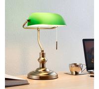 Lampada da tavolo Lindby Milenka, bronzo, altezza 38 cm, metallo LINDBY