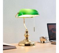 Lampada da tavolo Lindby Milenka, ottone, altezza 39 cm, metallo LINDBY