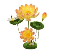 Lampada da tavolo Lotus Progetto fai da te, elegante luce notturna per un bagliore morbido e ambientale (oro)