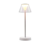 LAMPADA DA TAVOLO LUMISKY Beverly White, Bianco, trasparente