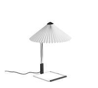 Lampada da Tavolo Matin Cromo/ Bianco 300