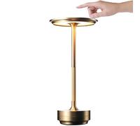 Lampada da tavolo metallica senza fili, a forma di I, dimmerabile, ricaricabile, impermeabile, con controllo tattile, luci decorative a LED per decorazione bar trasparente