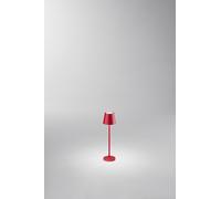 Lampada da tavolo ricaricabile a batterie in alluminio pressofuso verniciato a polvere per uso interno/esterno.