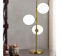 Lampada da tavolo minimalista bronzo con 3 sfere piantana da terra con stelo G9 [EEK: G]