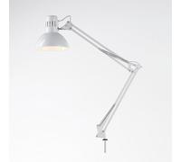 PERENZ LAMPADA DA TAVOLO SNODABILE CON MORSETTO 60W ATTACCO E27 COLORE BIANCO 40