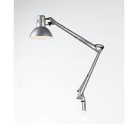 Lampada Da Scrivania Moderna Arc Argento 1 Luce E27