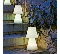 LAMPADA DA TAVOLO MODELLO LOLA 20 RGB BIANCA BATTERIA RICARICABILE TOUCH 11X20h