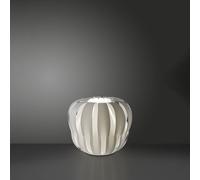 Lampada Da Tavolo Moderna 1 Luce Queen In Polilux Bianco D19 Made In Italy