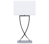 Beliani Lampada da tavolo moderna bianca