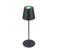 Lampada Da Tavolo Moderna Coloris Metallo Antracite Led Integrato 3W 2700K [EEK: A++]