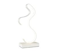 Lampada da tavolo moderna curva LED 10W per interni luce scrivania comodino casa [EEK: A]