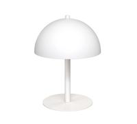 Lampada Da Tavolo Moderna Demetra Acciaio Bianco 2 Luci G9 Ip20