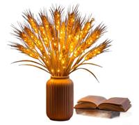 Lampada da tavolo moderna e minimalista, illuminazione decorativa in plastica PS con grana dorata per tavolino da scrivania, 60 cm, costruzione sigillata, decorazione per la casa