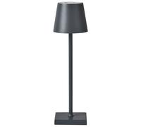 Lampada da tavolo moderna Ferro Alluminio Interno Esterno Grigio Scuro Valira