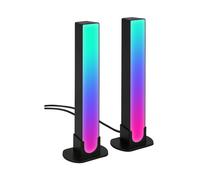Lampada Da Tavolo Moderna Frameless Plastica Nero Led Integrato 24W