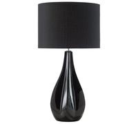 Lampada da tavolo moderna in colore nero Santee