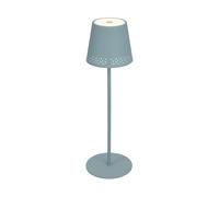 Lampada Da Tavolo Moderna Kiki Metallo Azzurro Led Integrato 2,6W 3000K
