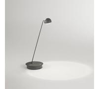 Lampada Da Tavolo Moderna Lyra Metallo Antracite Led 7W Dimmerabile Ip20
