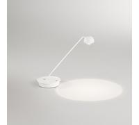 Lampada Da Tavolo Moderna Lyra Metallo Bianco Led 7W Dimmerabile Ip20