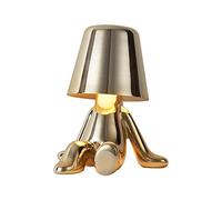 Lampada Da Tavolo Moderna Ricaricabile LED Senza Fili, 3 Temperatura Di Colore Regolabile, Lampada Da Tavolo Portatile In Metallo Dimmerabile Touch Decorazione Minimalista Per Ristorante/Camera/Casa