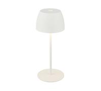 Lampada Da Tavolo Moderna Serina Mini Plastica Bianco Led Integrato 2,5W 2700K