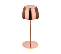 Lampada Da Tavolo Moderna Serina Mini Plastica Rosa Lucido Led 2,5W 2700K