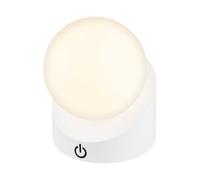 Lampada Da Tavolo Moderna Sora Plastica Bianco Led Integrato 2W 2700K